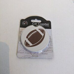 Open Road NWT Football Ceramic Car Coaster